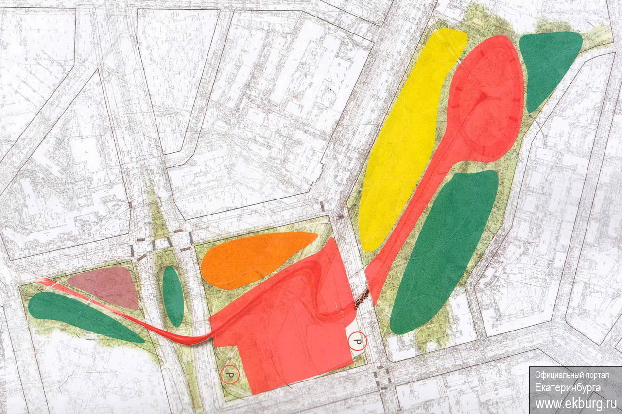Французы предложили разделить новый парк у Дворца молодежи на пять функциональных зон. ЭСКИЗ - Фото 2