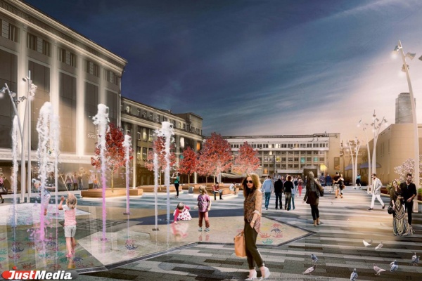 «Заленин», фонтан с супергероями города и дублер Вайнера. Екатеринбуржцам рассказали, что появится в центре на месте парковок  - Фото 5