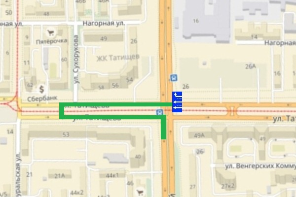 В Екатеринбурге запретили левый поворот с Татищева на Токарей - Фото 2