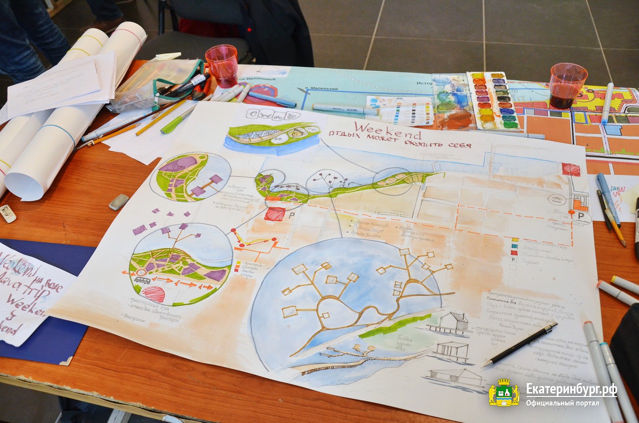 Молодые архитекторы представили свое видение набережной Верх-Исетского пруда - Фото 3