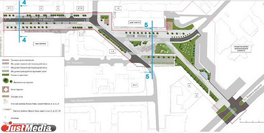 «Заленин», фонтан с супергероями города и дублер Вайнера. Екатеринбуржцам рассказали, что появится в центре на месте парковок  - Фото 15