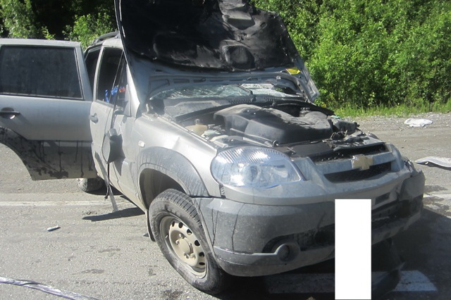 На трассе Серов – Ивдель сибиряк на «Ниве» заехал под фуру. ФОТО - Фото 2