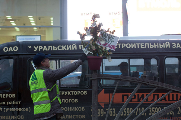 За ночь на «митингующей» земле выросли «денежные» деревья - Фото 4