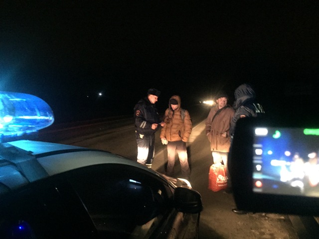Сотрудники ГИБДД за одну ночь выловили на автотрассе 18 пешеходов-«призраков» - Фото 2