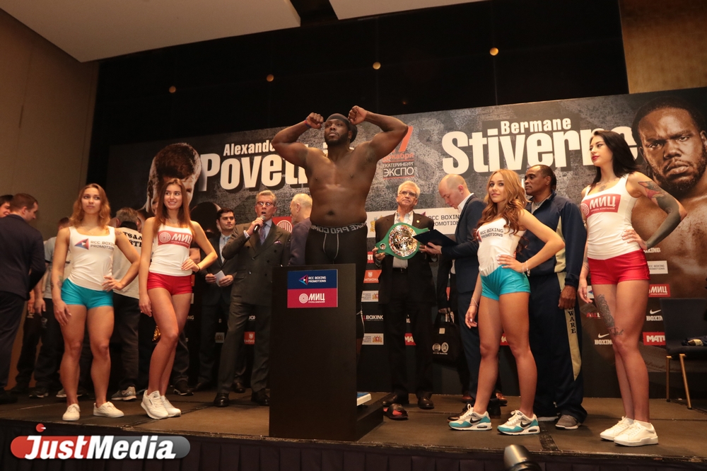 На взвешивании перед боем Александр Поветкин – Бермейн Стиверн случилась потасовка - Фото 5