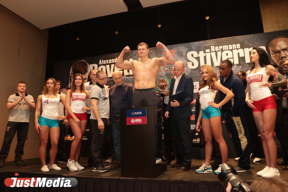 На взвешивании перед боем Александр Поветкин – Бермейн Стиверн случилась потасовка - Фото 6