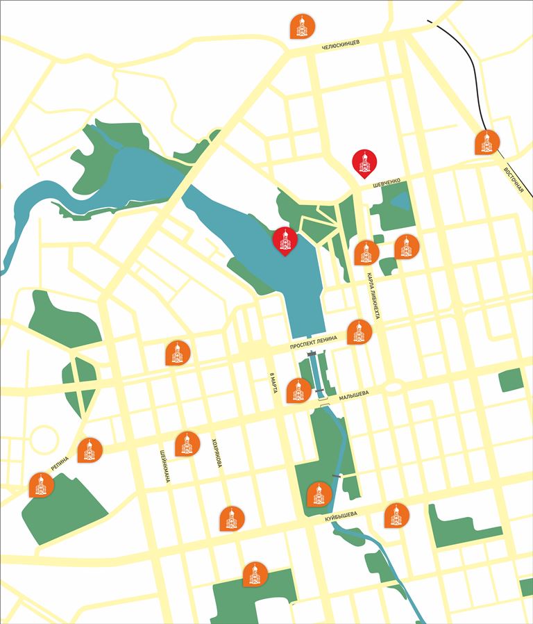 Пятнадцать церквей в радиусе трех километров. JustMedia ищет альтернативу Храму-на-воде - Фото 4