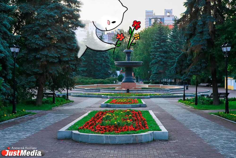 Рисованный кот из Академического покоряет Екатеринбург в компании JustMedia. ЭКСКЛЮЗИВНЫЕ ФОТО - Фото 9