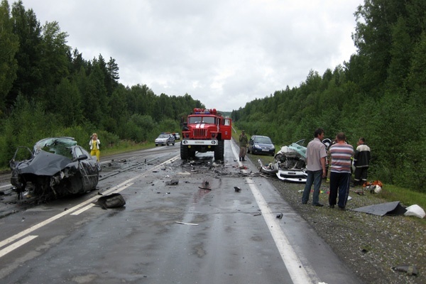 Два страшных ДТП на Серовском тракте
