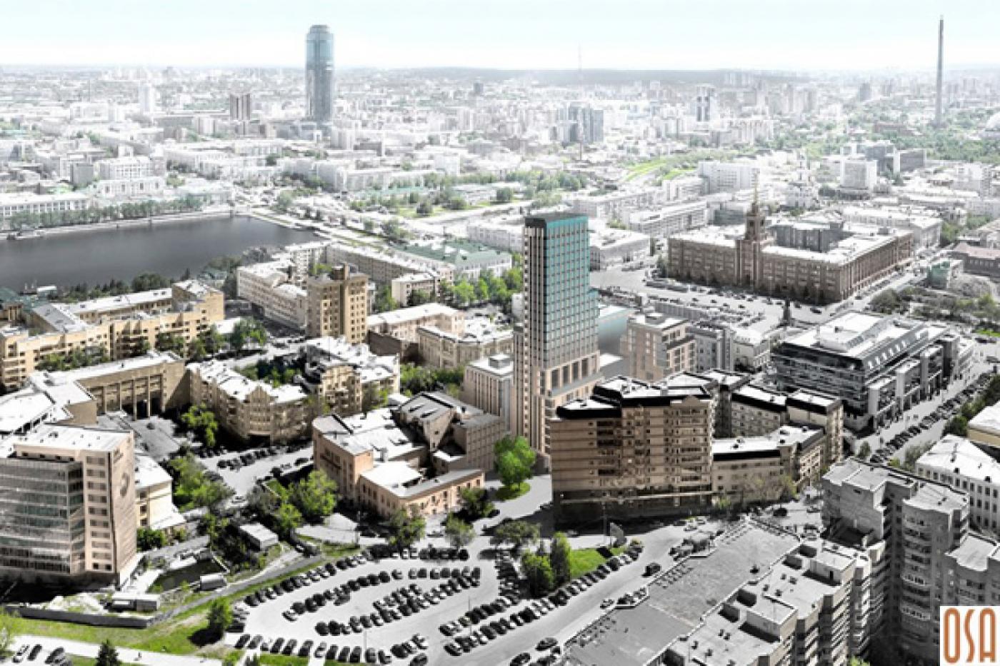 В Екатеринбурге за площадью 1905 года появится небоскреб - Фото 1