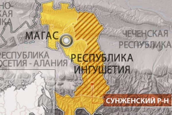 Осетия ингушетия чечня карта