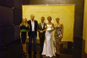 (слева направо): Виктор Шептий с супругой, Алексей и Ксения Коробейниковы и Елена Чечунова
