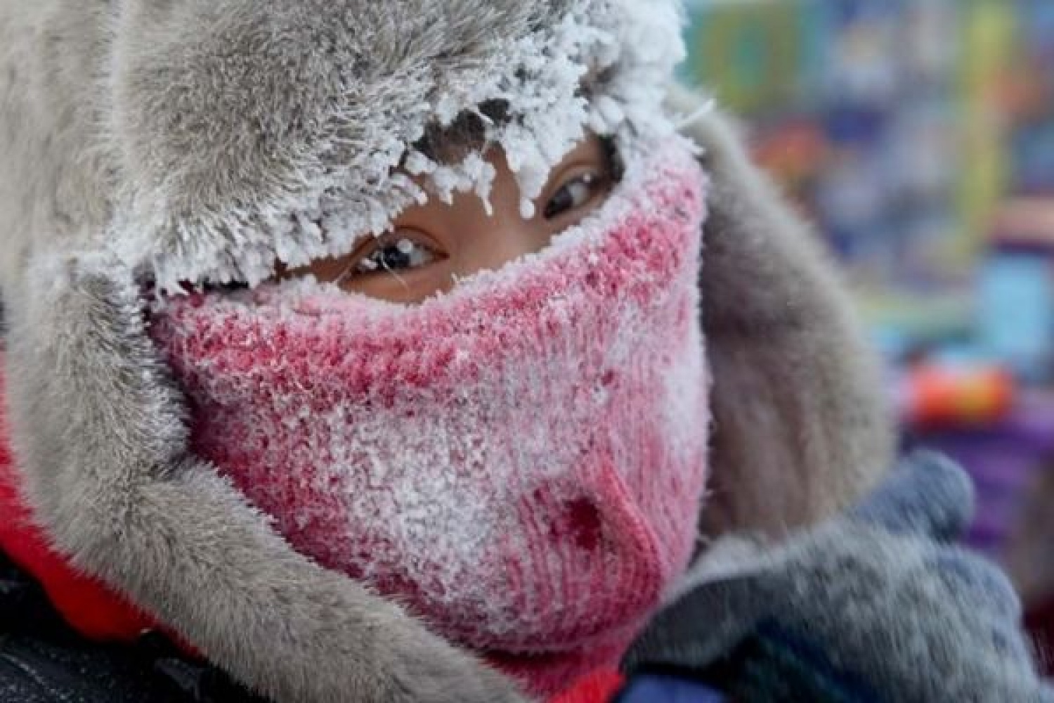 Очень холодно. Сильный Мороз. Тепло одетый человек. Укутанный человек зимой.