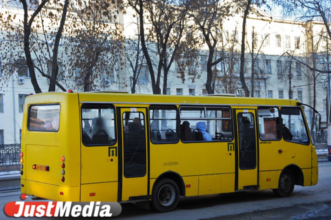 В Екатеринбурге автобус въехал в маршрутку. Пострадавших нет - Фото 1