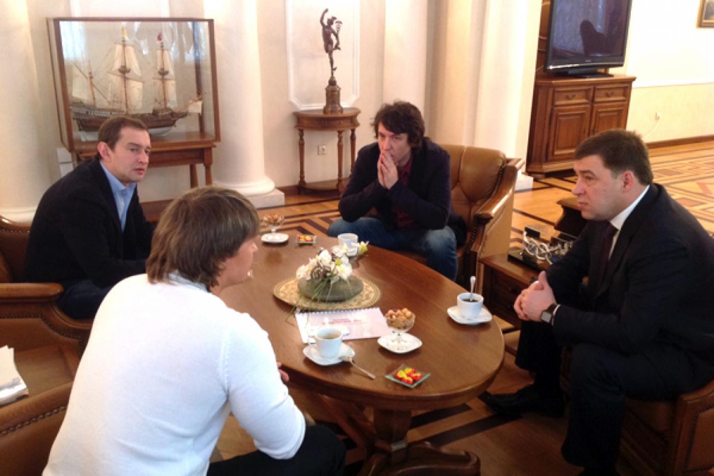 Константин Хабенский предложил Евгению Куйвашеву создать общегородскую школу-студию для детей - Фото 1