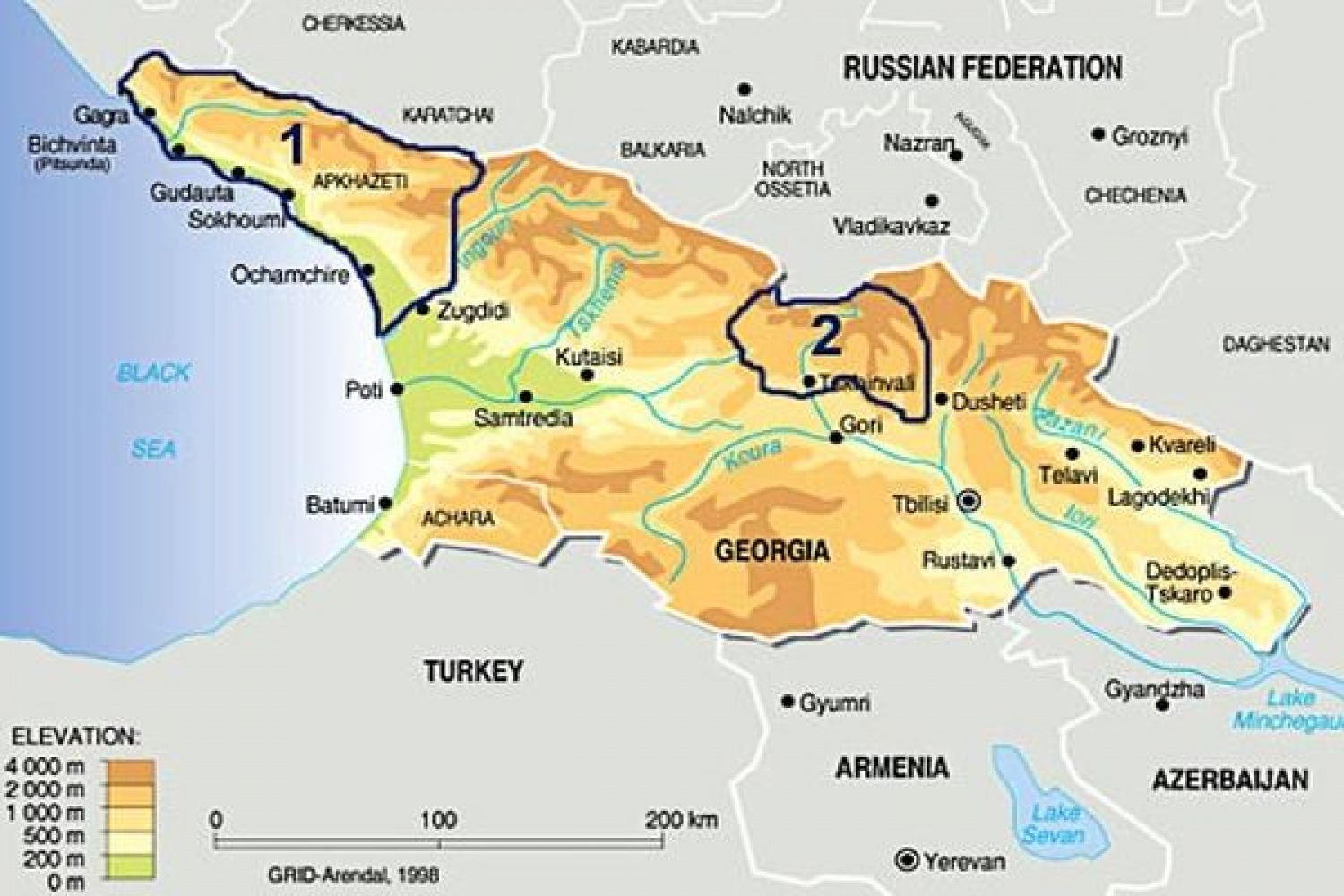 Где проходит граница россии с абхазией грузией. Карта Грузии и Абхазии и Южной Осетии. Абхазия и Грузия на карте. Карта абхазиягруия граница. Граница Абхазии и Грузии на карте.