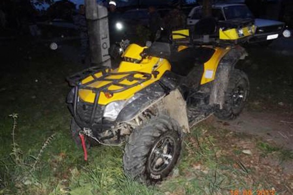 В Арамиле водитель квадроцикла въехал в опору ЛЭП - Фото 1
