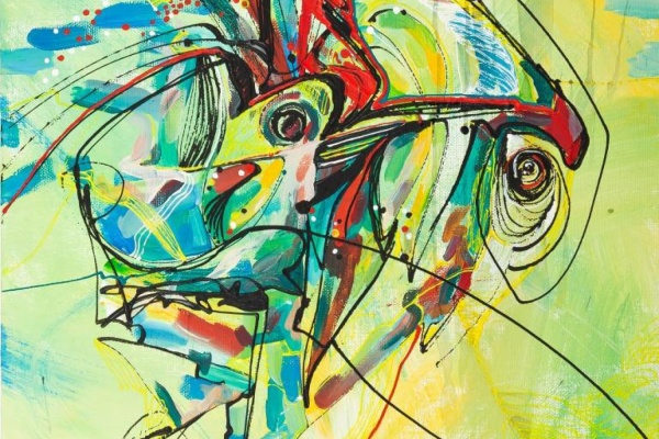  Блесна как атрибут искусства. В БЦ «Палладиум» открылась выставка абстракций  - Фото 1