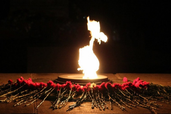 Общественники Екатеринбурга возложили цветы к Вечному огню - Фото 1