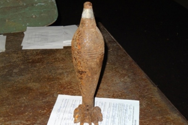 Житель Серова нашел в подвале жилого дома учебную мину - Фото 1