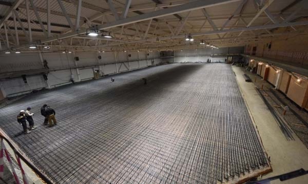 На следующей неделе в ДЮСШ «Спартаковец» начнут создавать ледовый пирог