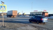 На Тюменском тракте водитель иномарки сбил на «зебре» пешехода