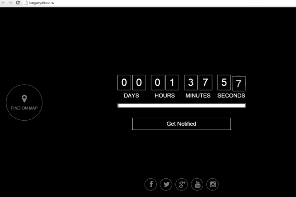 Сайт Багарякова интригует пользователей: контента нет, идет обратный отсчет времени - Фото 1