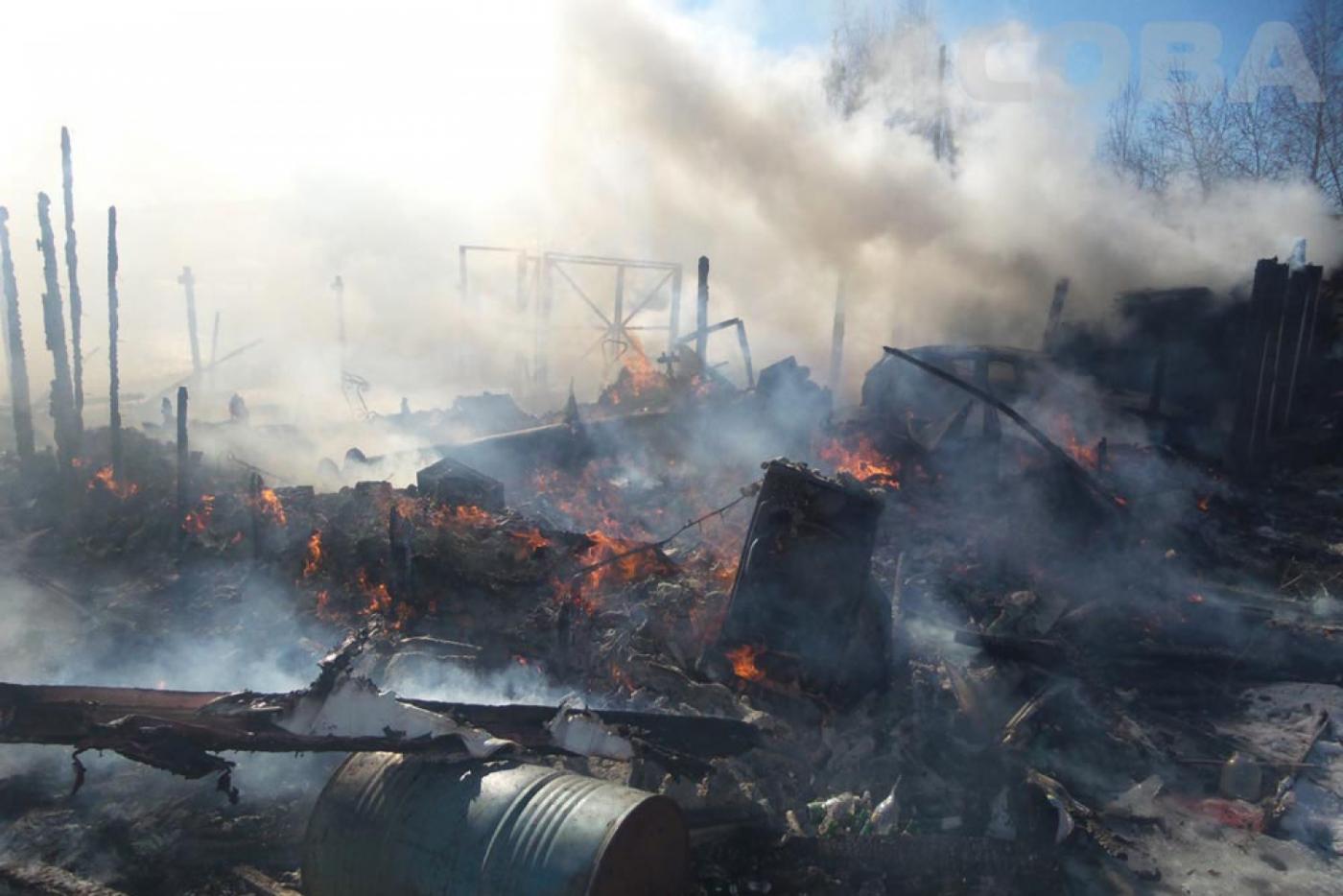 Под Екатеринбургом горел коллективный сад - Фото 1