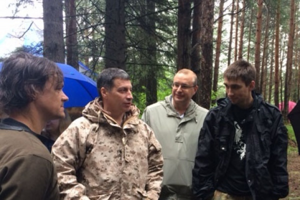 Леонид Рапопорт попробовал себя в роли лучника