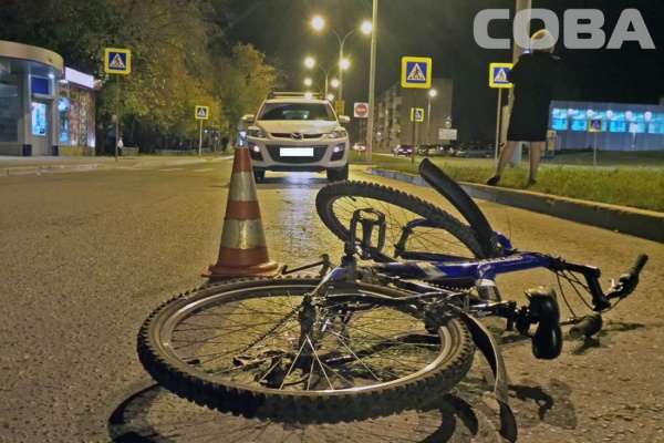 На Компрессорном водитель иномарки сбил на «зебре» ребенка-велосипедиста