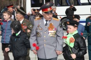 На Широкореченском мемориале сотрудники полиции и ветераны почтили память погибших воинов