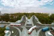 Через две недели из-за строительства подземного перехода закроют движение транспорта на перекрестке Ленина—Московская 