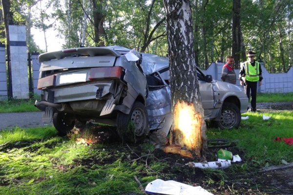 В Екатеринбурге «четырнадцатую» намотало на дерево. Один из пострадавших в шоковом состоянии - Фото 1