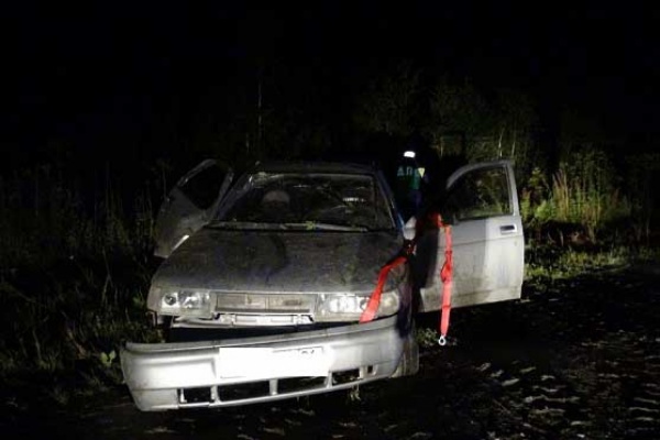 На Старомосковском тракте десятка вылетела в кювет - Фото 1