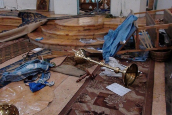 В селе Покровском задержали мужчину, разгромившего церковь