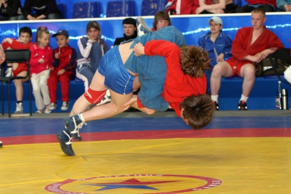 Школьники и кадеты сразились за награды чемпионата области по самбо