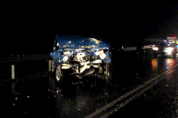 На трассе возле Режа «Нива» вылетела на встречку и врезалась в рефрижератор