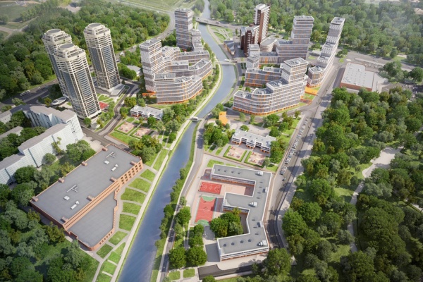 На набережной Исети построят высотный жилой квартал с двумя пешеходными мостами и отдельным входом в ЦПКиО