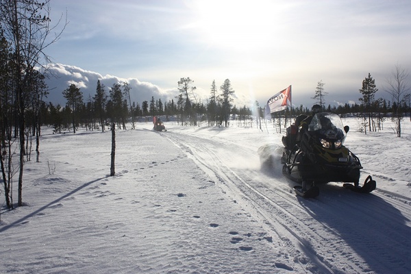 «Север показал нам, кто здесь главный». Снегоходная экспедиция из Екатеринбурга на Карское море завершилась досрочно. ФОТО