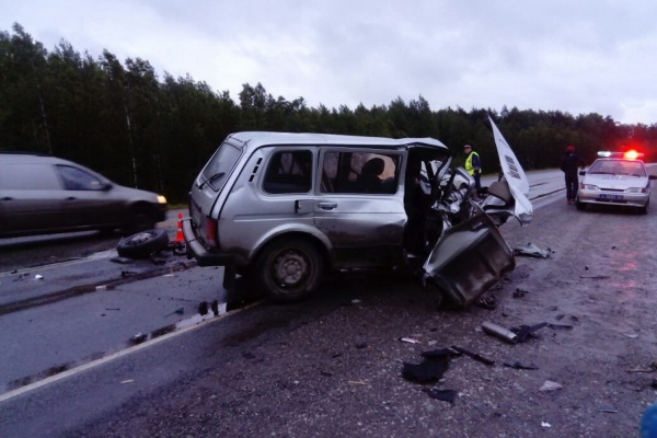 Ночью на Московском тракте «Нива» протаранила на встречке Peugeot с «челноками». ФОТО - Фото 1
