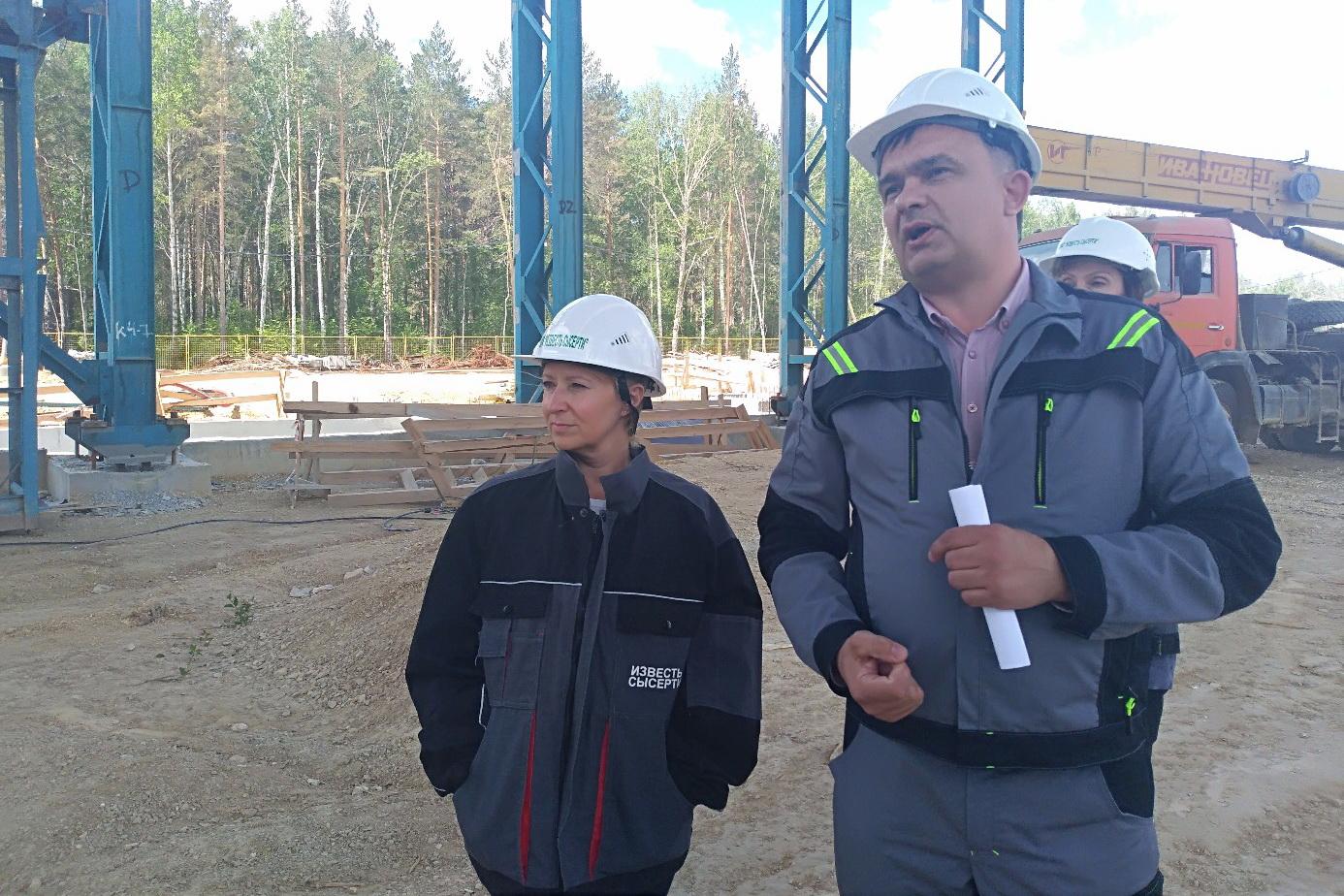 Министерство инвестиций проинспектировало стройку цементного завода «Атомстройкомплекса» под Сысертью - Фото 1