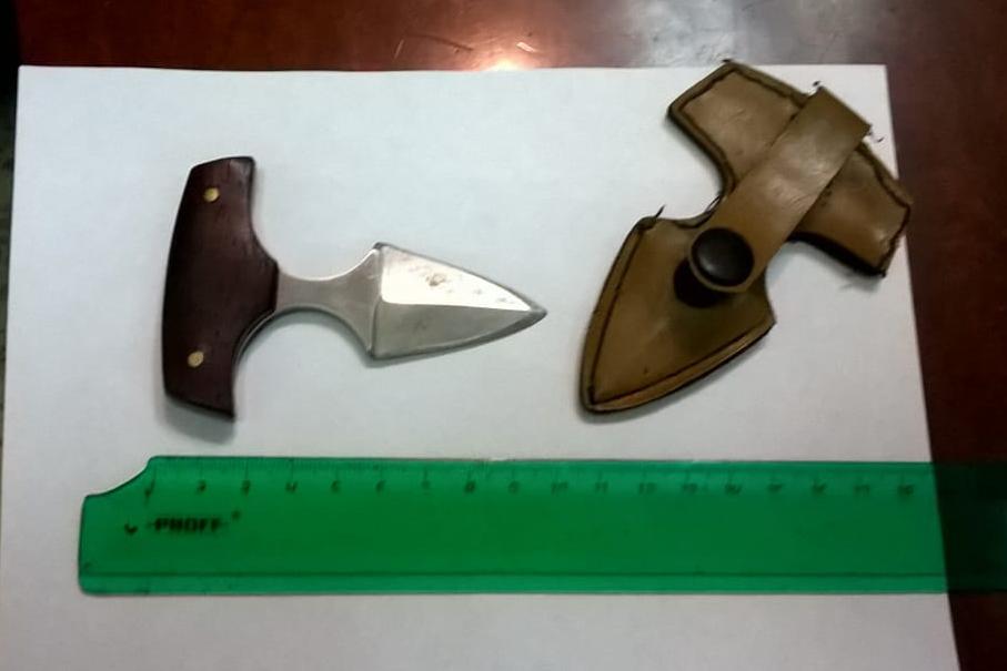 В Каменске-Уральске 54-летняя местная жительница принесла в суд необычный нож  - Фото 1