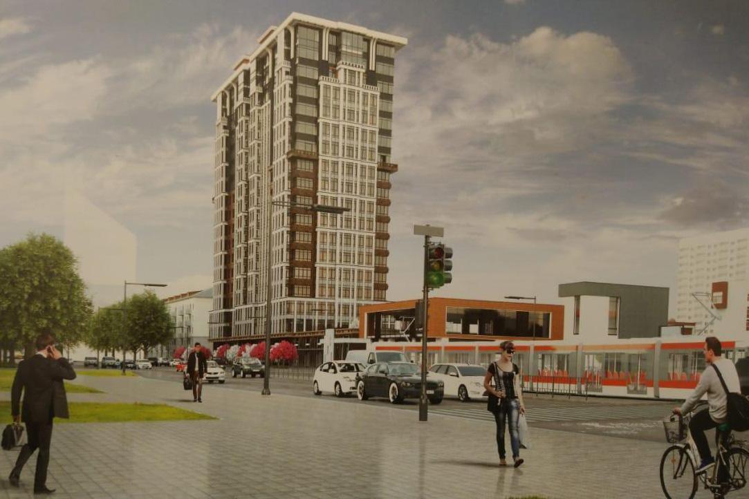 На месте станции метро «Бажовская» собираются построить 18-этажку. Эскизы на JustMedia.ru - Фото 1