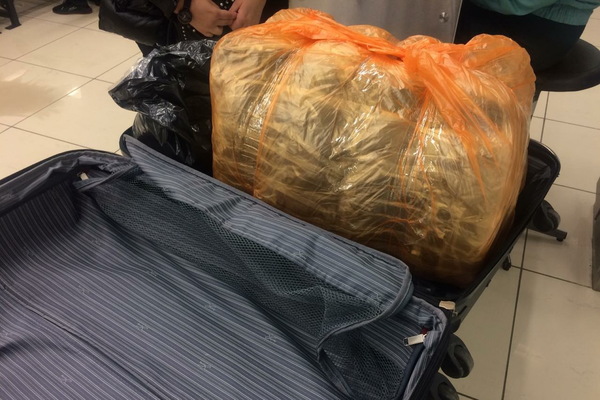 Екатеринбурженка пыталась вывезти в Китай 5 кг детских варежек - Фото 1