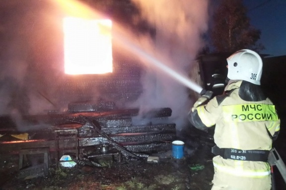 В саду под Екатеринбургом пожилой сын пытался сжечь своего отца - Фото 1