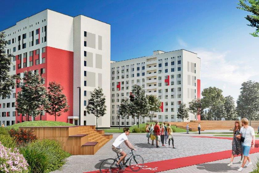 В Екатеринбурге начали строить второй комплекс общежитий Деревни Универсиады - Фото 1