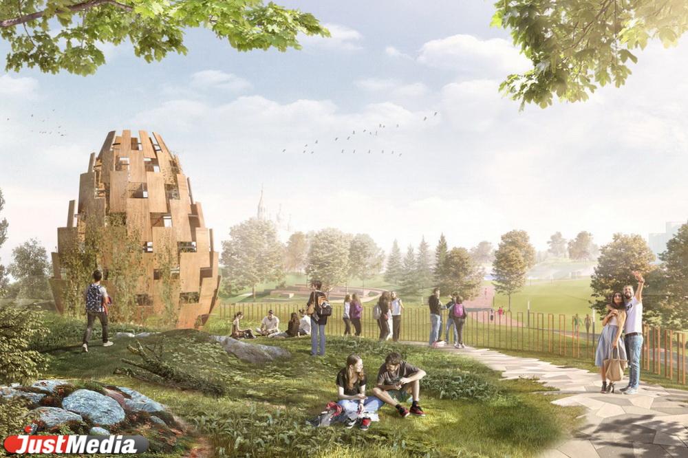 От амфитеатра до пляжного комплекса с бассейном: смотрим, как изменится Преображенский парк - Фото 1