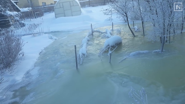 Поселок в Асбесте затопила вышедшая из берегов река - Фото 1