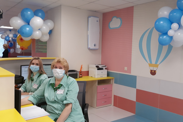 В Екатеринбурге после ремонта стоимостью 7 млн рублей открылась детская поликлиника №3 - Фото 1