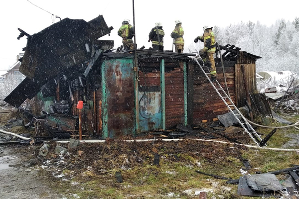 В Екатеринбурге СК начал проверку по факту обнаружения в сгоревшем доме двух трупов  - Фото 1